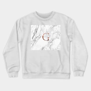 Monogram rose marble G Crewneck Sweatshirt